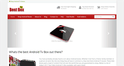 Desktop Screenshot of bestandroidtvbox.com